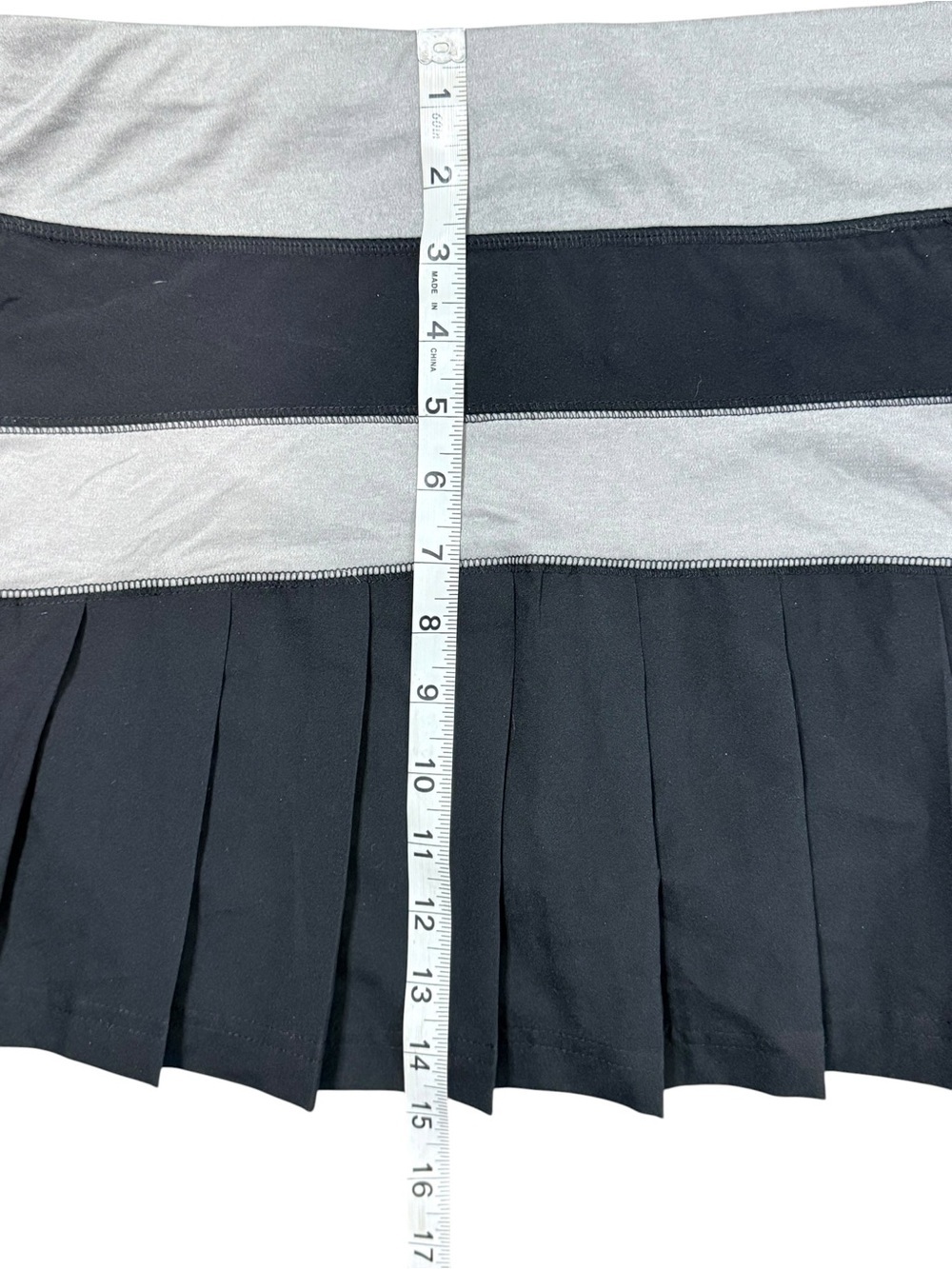 NWT Fila Sport Black Gray Athletic Tennis Golf Skort Size Large - Picture 10 of 13